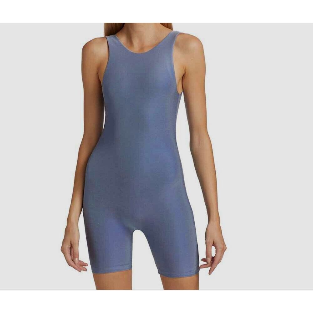Twenty Montreal Womens Blue Purple One Piece Colorsphere Bodysuit Romper Sz L
